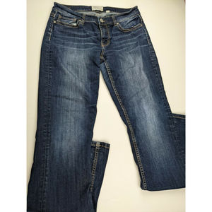 BKE Buckle Womens Payton BootCut Medium Wash Blue Jeans Stretch size 27R